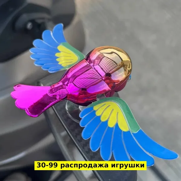 Игрушечные украшения из пластика в виде летающей птицы — фото 8