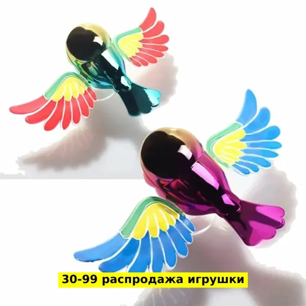Игрушечные украшения из пластика в виде летающей птицы — фото 10