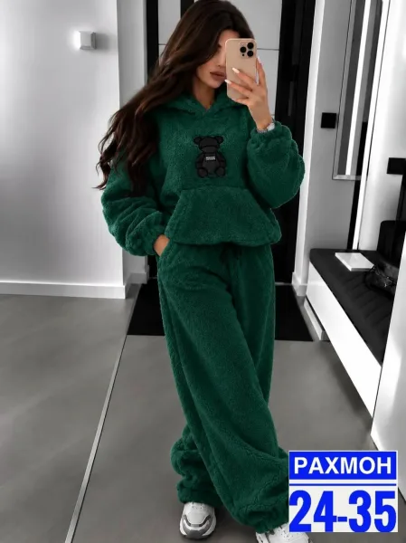 Костюм двойка из ткани Барашка — фото 1