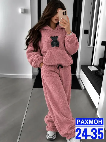 Костюм двойка из ткани Барашка — фото 3