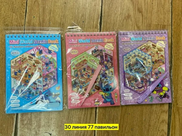 Наклейки Румбокс блокнот - это увлекательный набор для детского творчества, который подарит часы веселья и поможет разви — фото 9