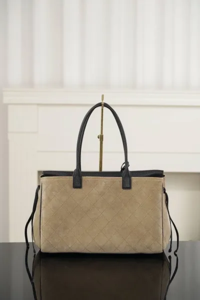 Сумка Chanel кожа и замша — фото 2