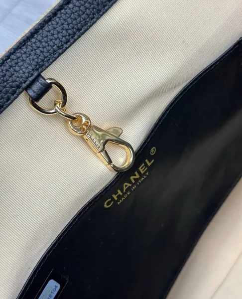 Сумка Chanel кожа и замша — фото 9