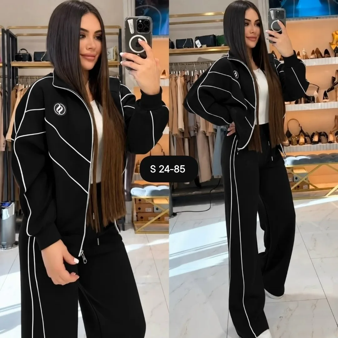 Свитшот и брючки из тёплого флиса — фото 6