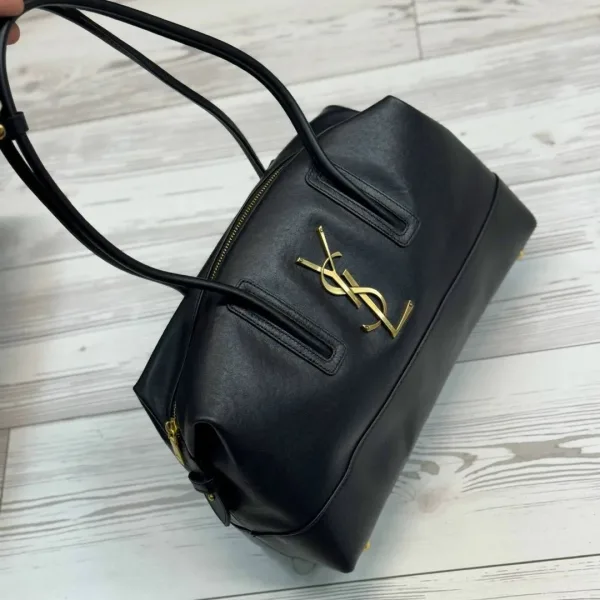 YSL сумка из натуральной замши и кожи — фото 3