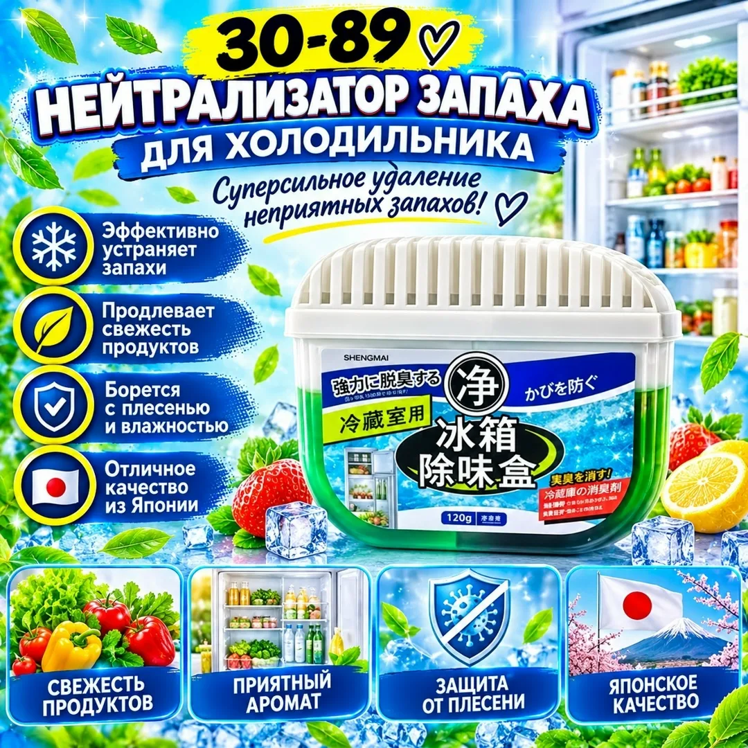 Поглотитель запахов для холодильника — фото 1