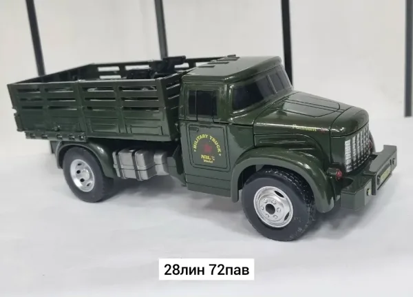 Игрушка-трансформер для мальчиков робот-грузовик, модель военного пикапа, игрушка-робот-трансформер для детей — фото 7