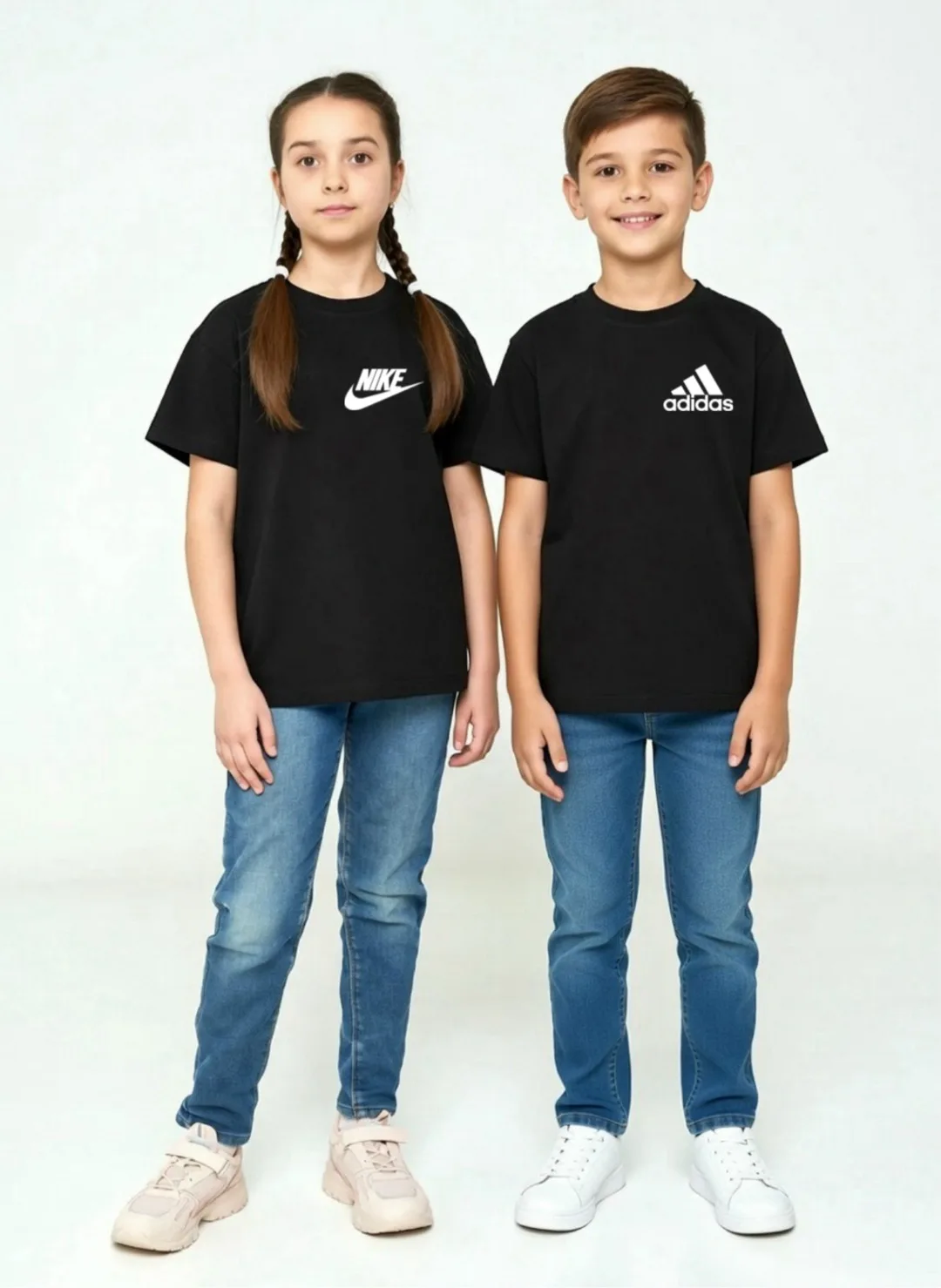 Однотонная футболка из 100 хлопка — фото 3
