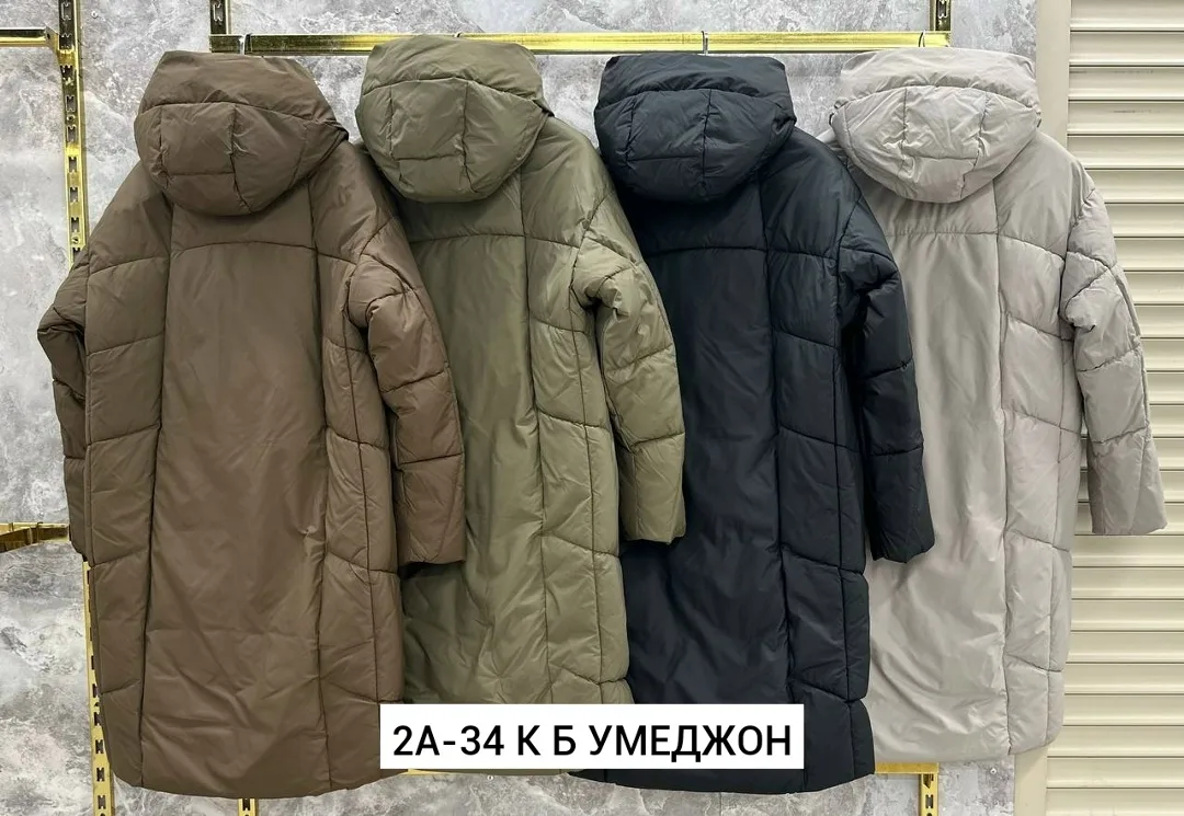 Теплая зимняя куртка из холлофайбера — фото 6
