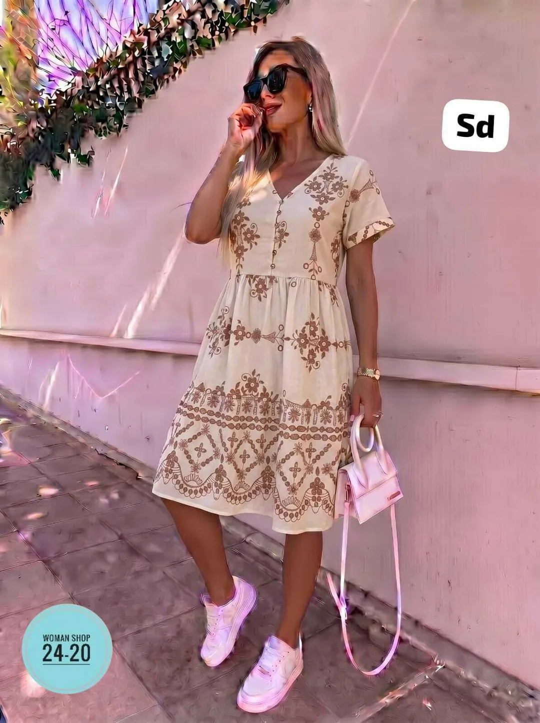 Платье из льна — фото 4