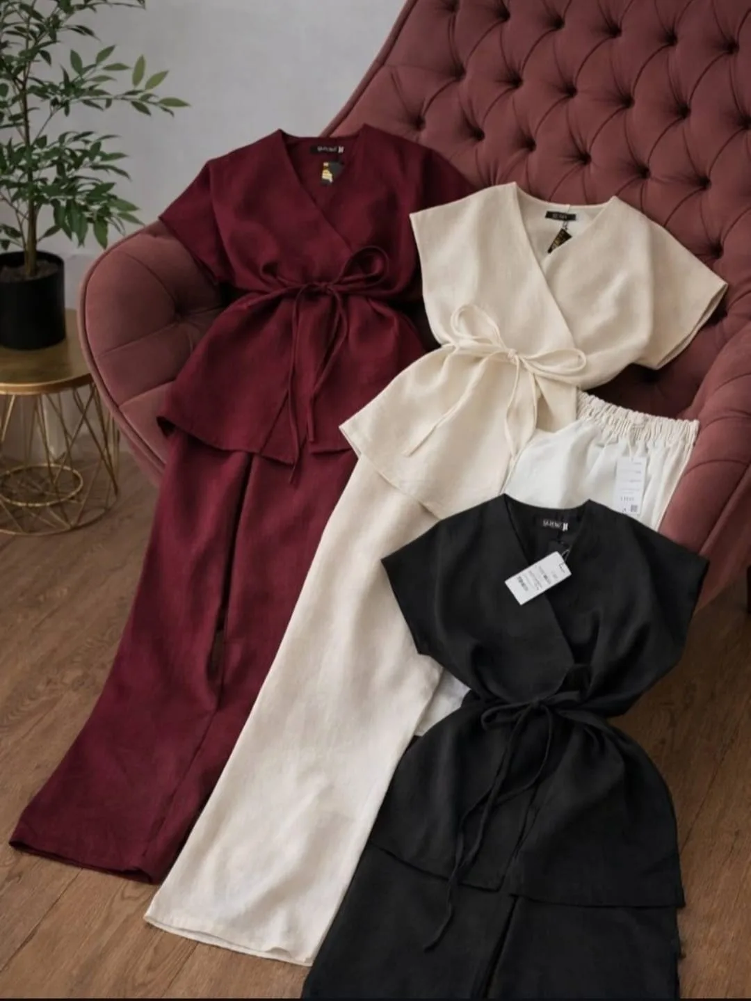 Летний костюм из льна — фото 2