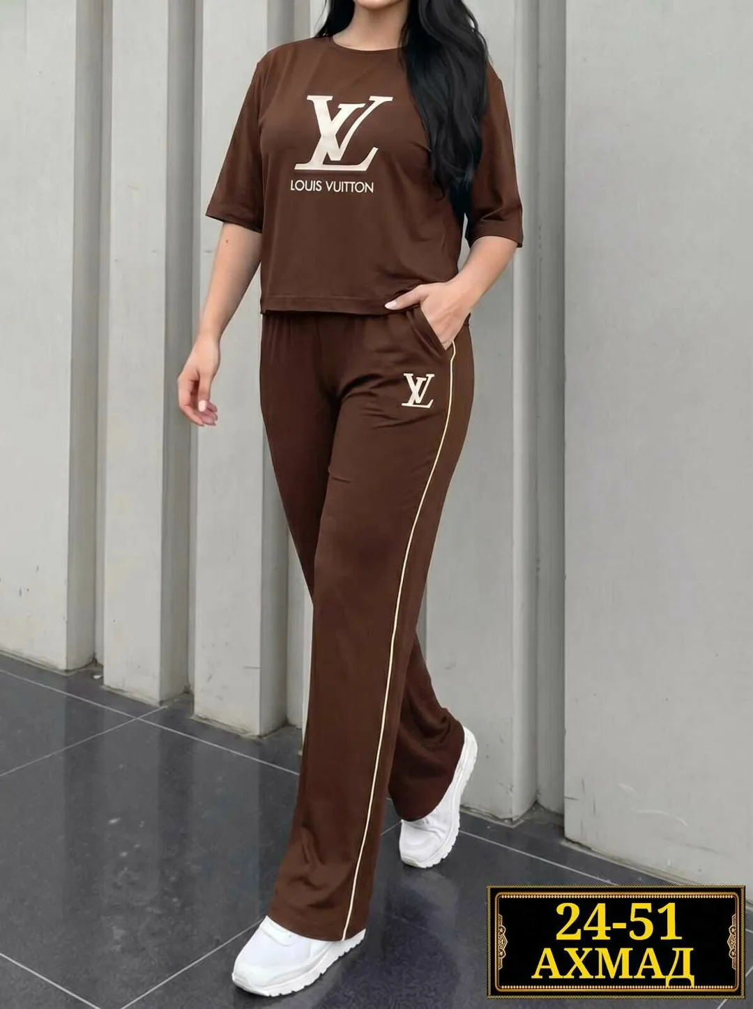 Костюм двойка из трикотажа бренда LOUIS VUITTON — фото 3