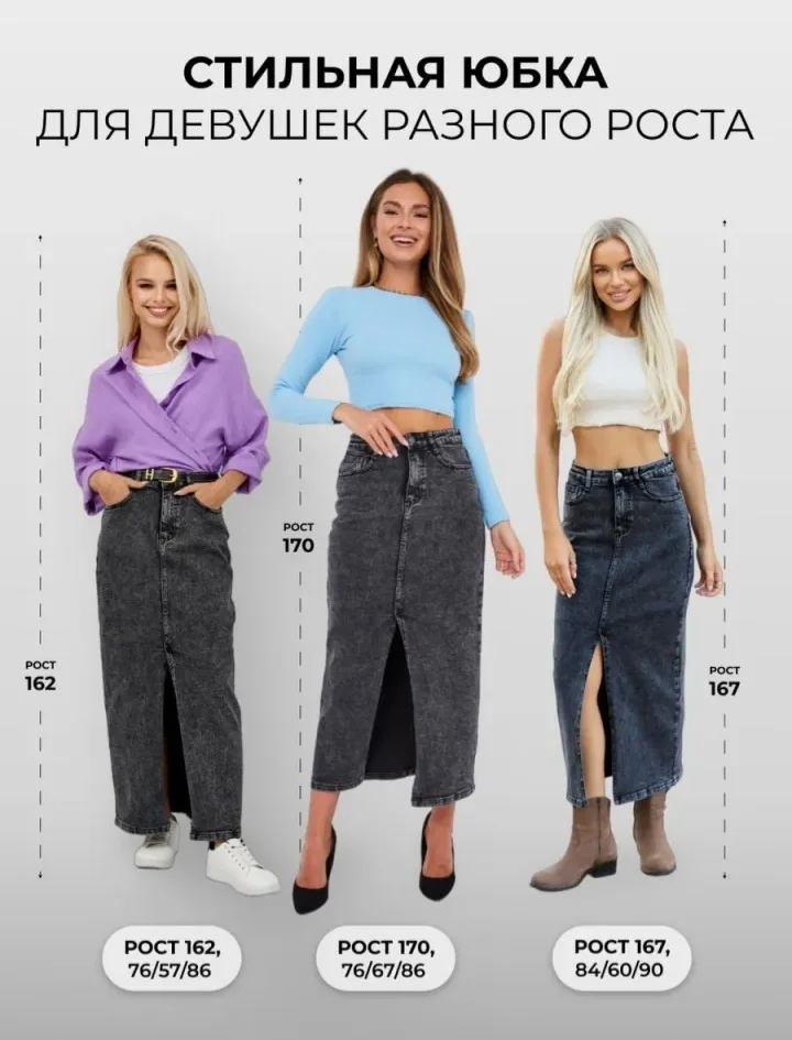 Юбка джинсовая — фото 4