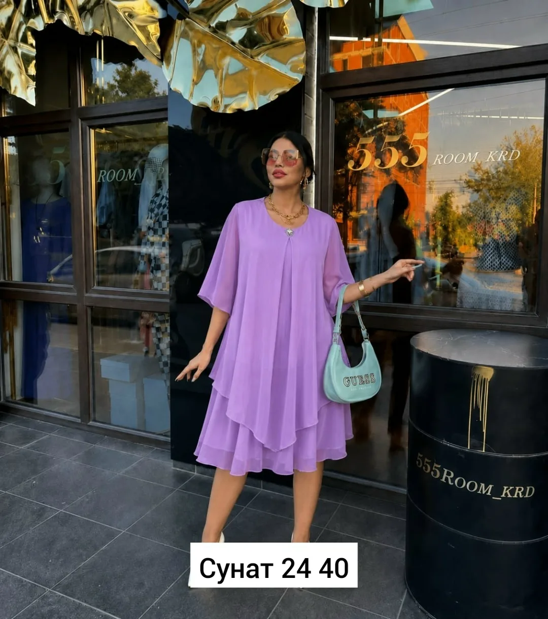 Платье шифон — фото 3