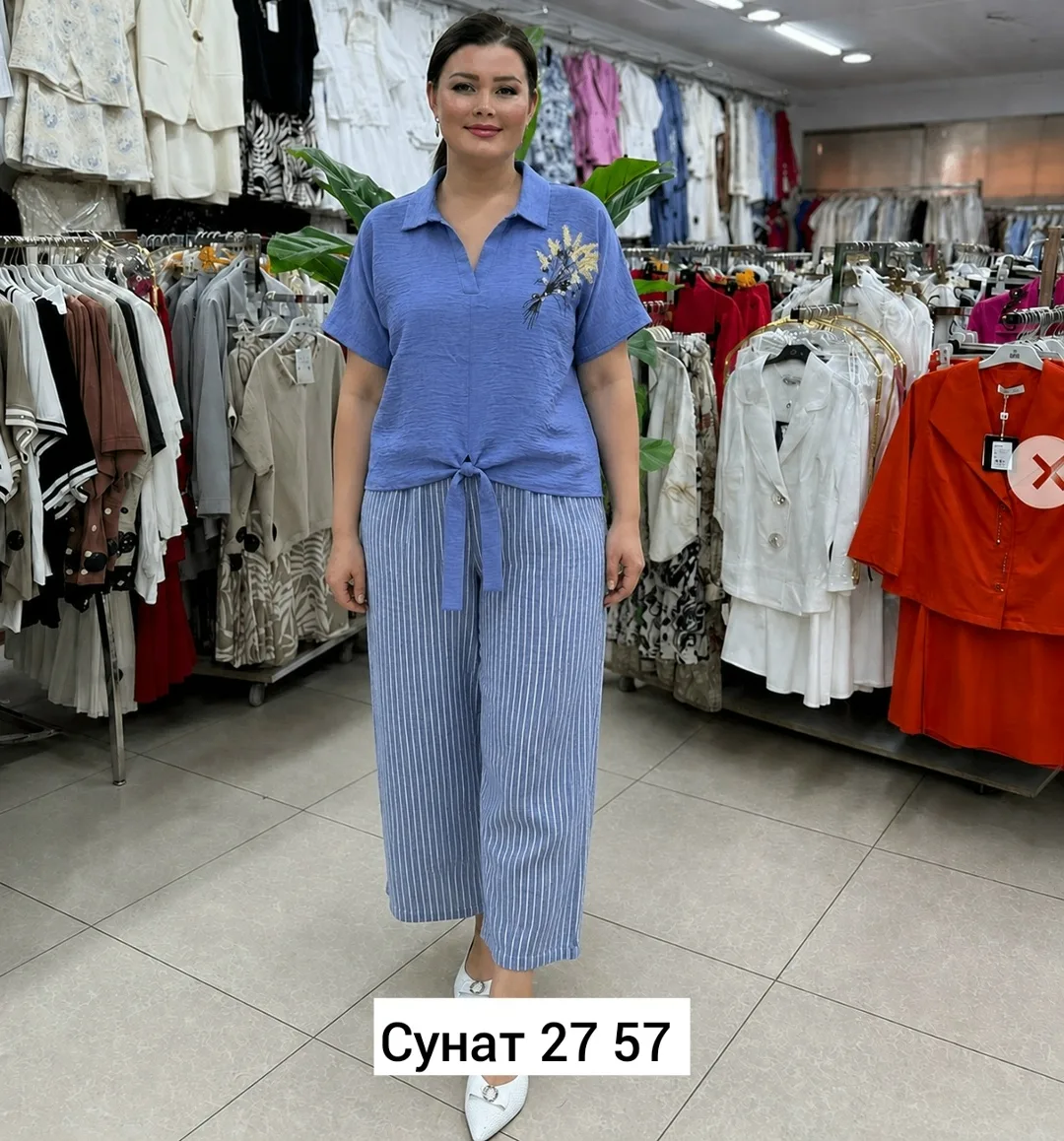 Костюм из льна — фото 1