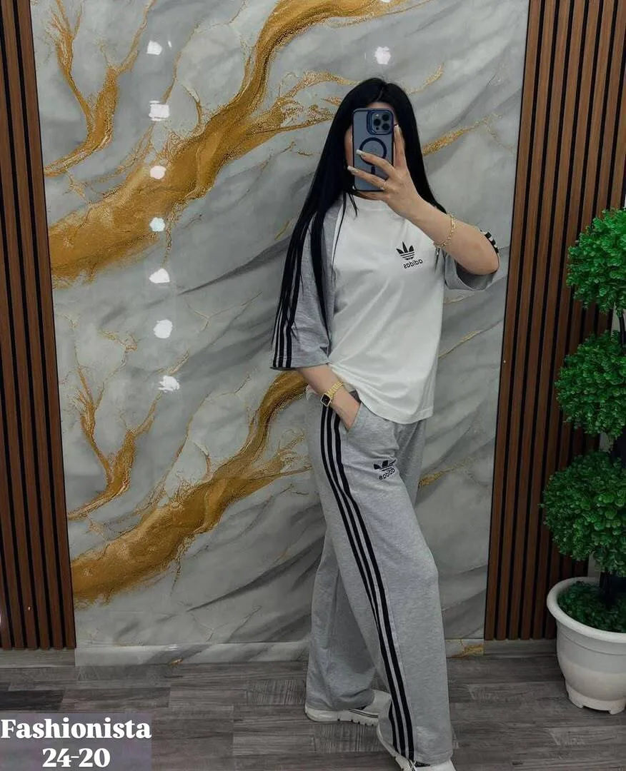 Костюм из ткани двухнитка — фото 2