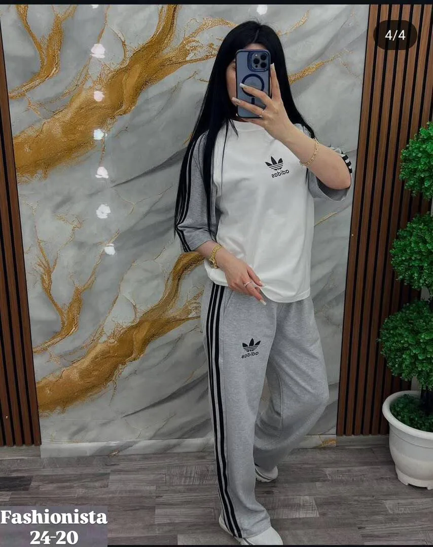 Костюм из ткани двухнитка — фото 3