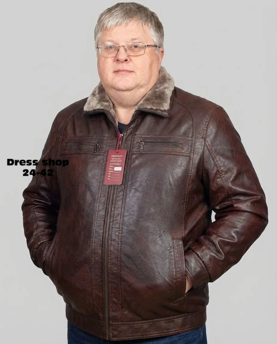 Куртка из искусственной кожи — фото 4
