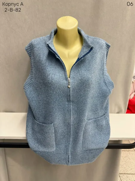 Жилет из смесового материала с содержанием хлопка — фото 18