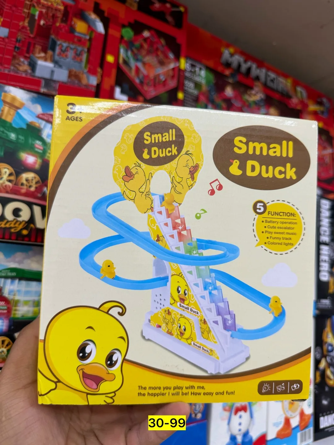 Музыкальная игрушка в форме утки-лестницы — фото 1