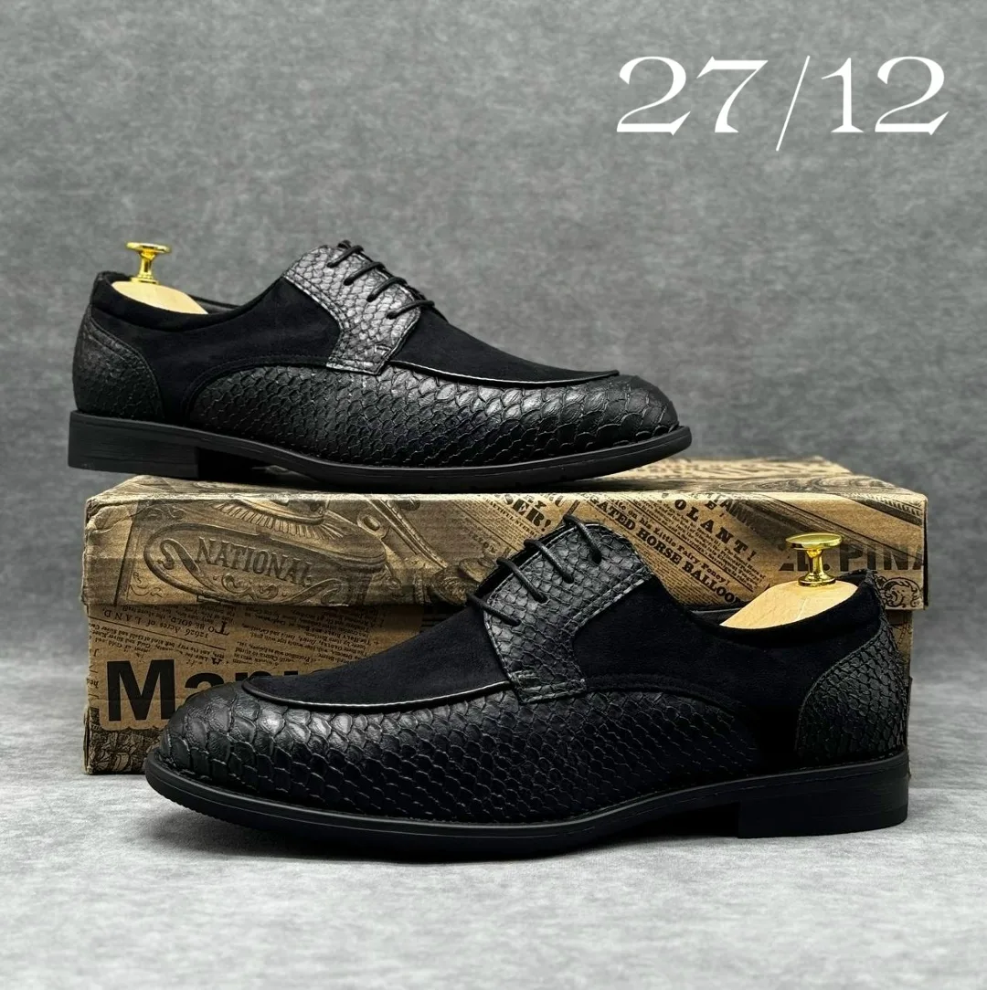 Туфли мужские из замши — фото 6