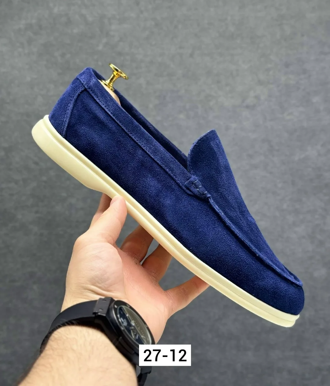 Удобные лоферы из натуральной замши — фото 8