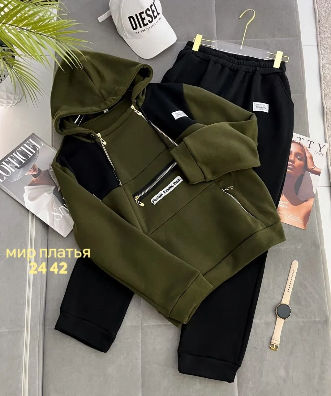 Костюм-двойка из трёхниткового флиса — фото 7