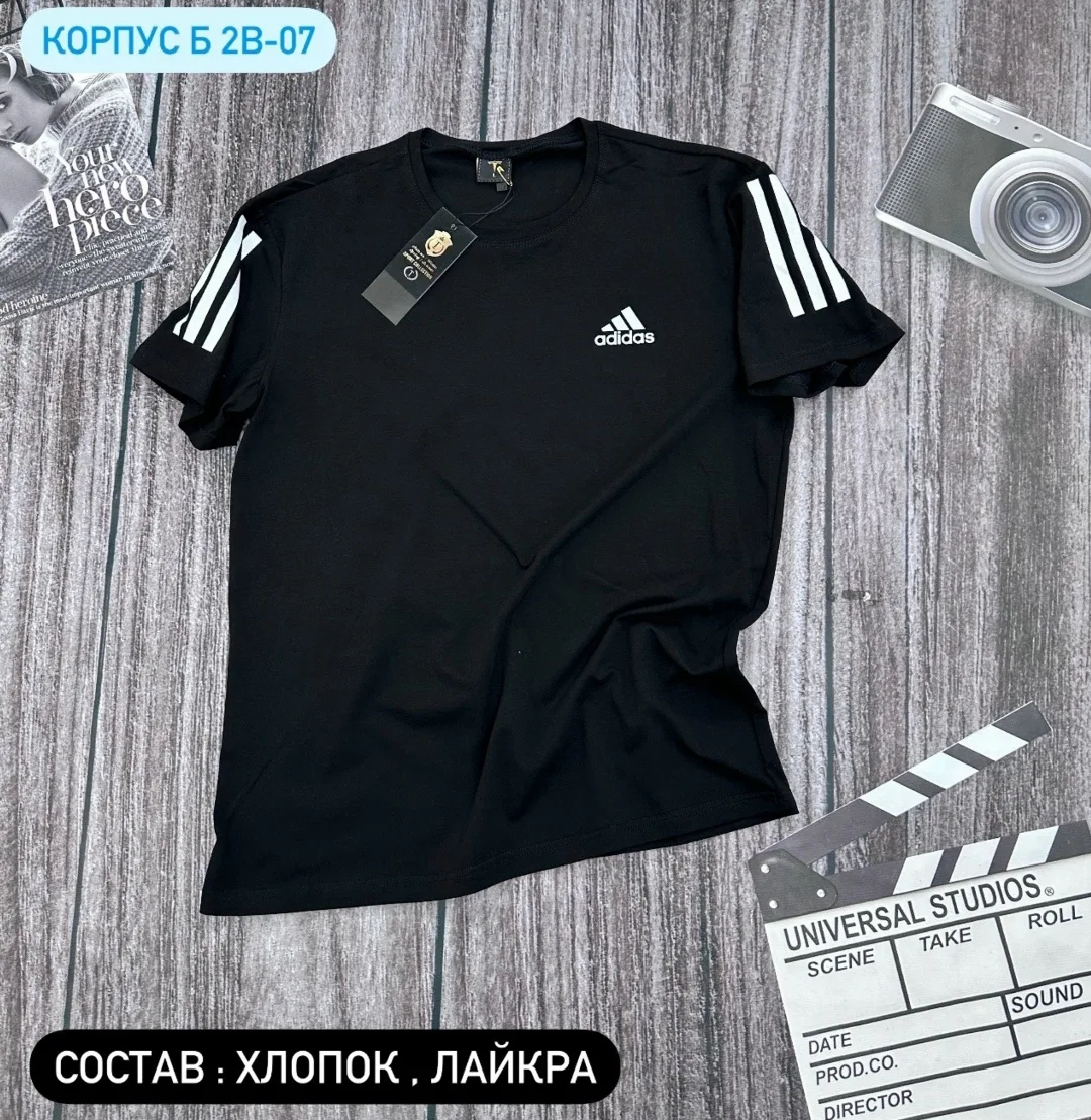 Футболка мужская хлопок лайкра — фото 2