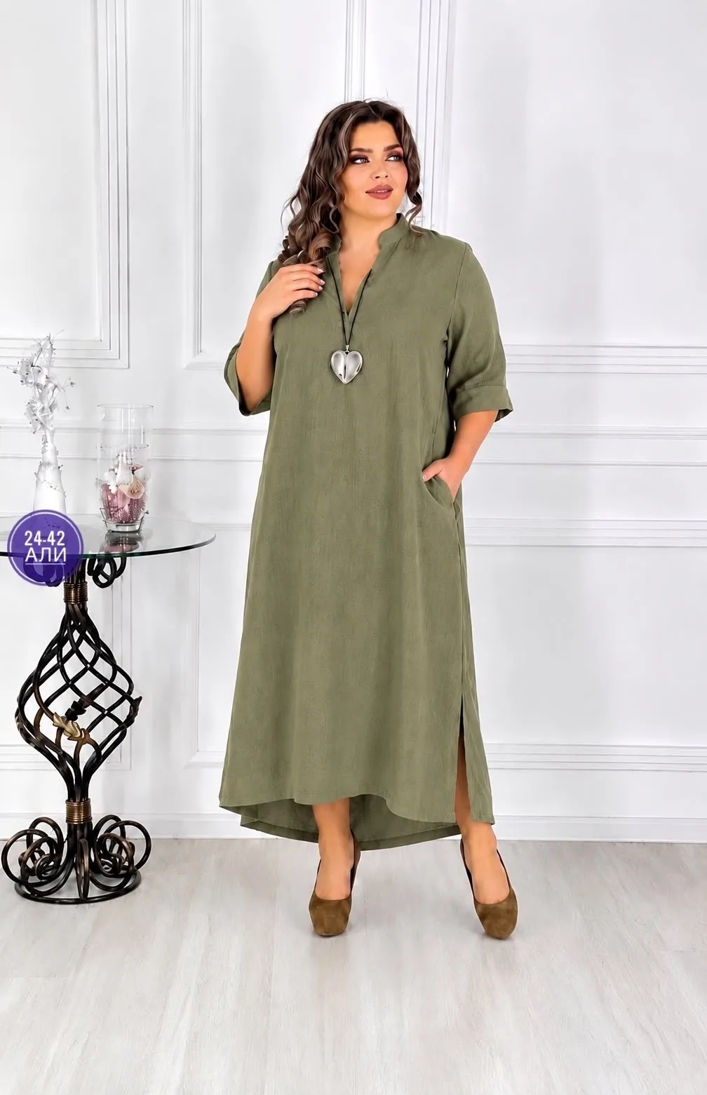 Платье из ткани Легкая Сингапур — фото 1