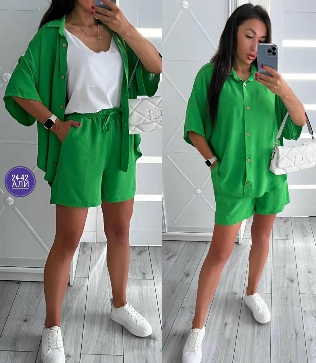 Костюм тройка из ткани Сингапур Синий — фото 1