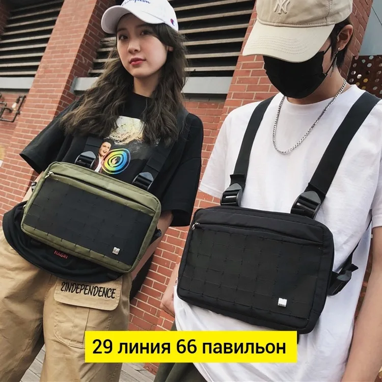 Сумка на пояс из нейлона — фото 3