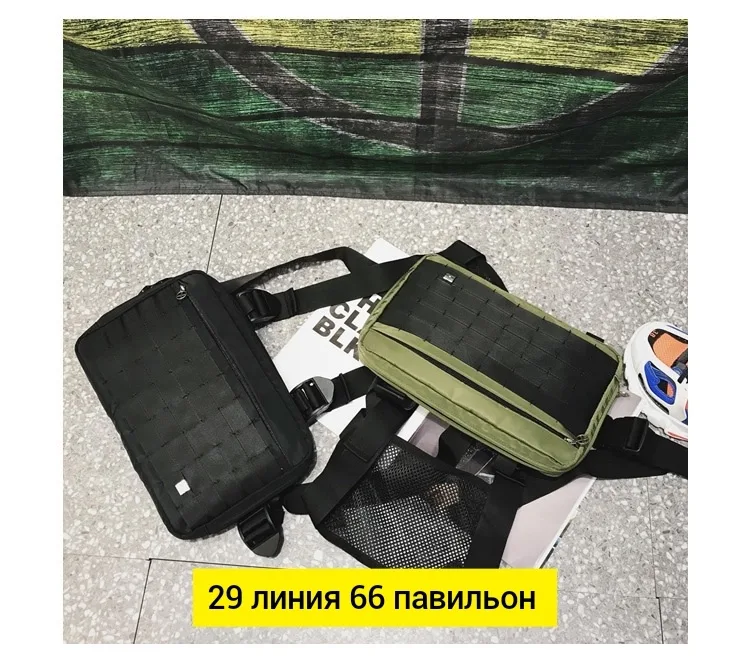 Сумка на пояс из нейлона — фото 4
