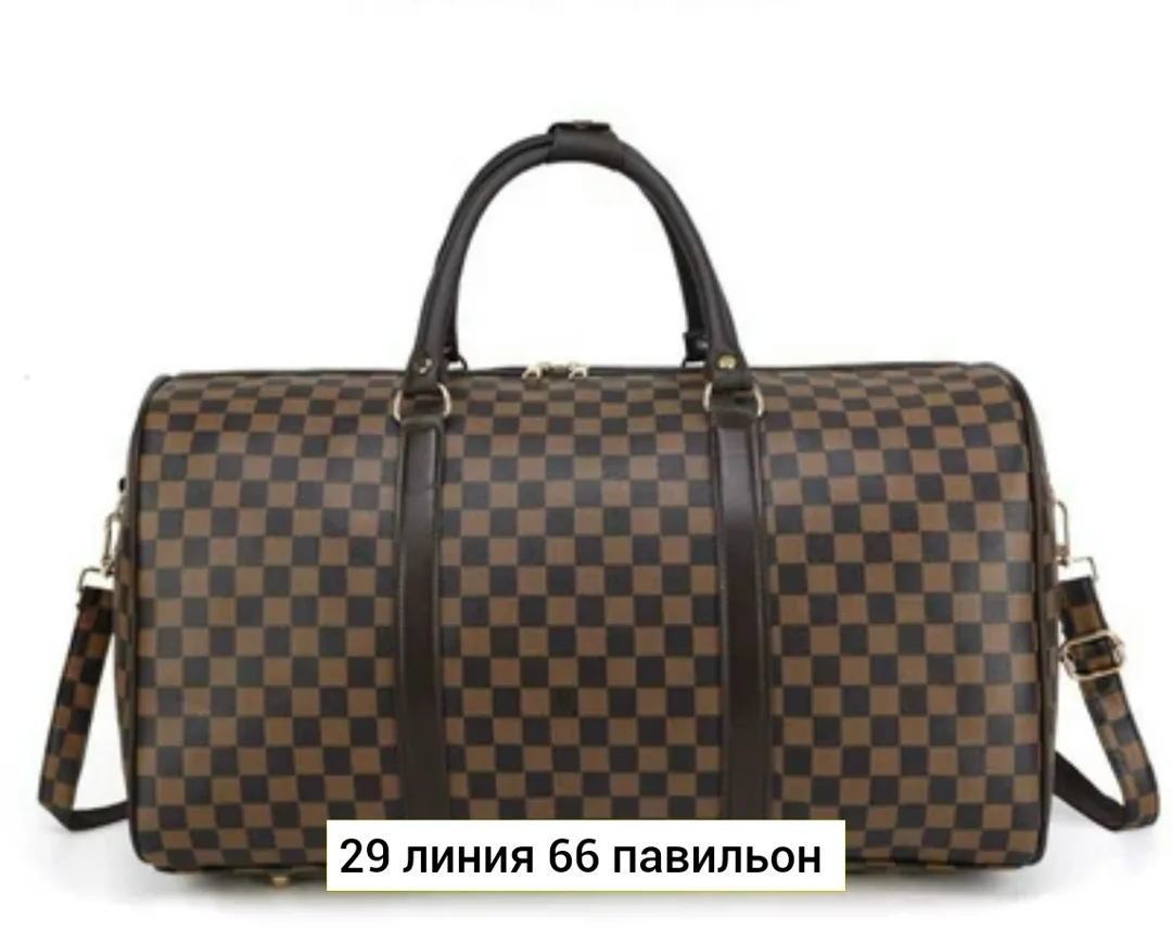 Дорожная сумка из эко-кожи — фото 1