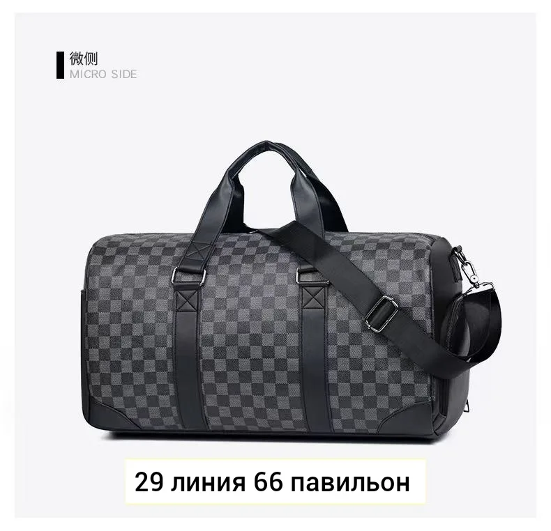 Дорожная сумка из эко-кожи — фото 3