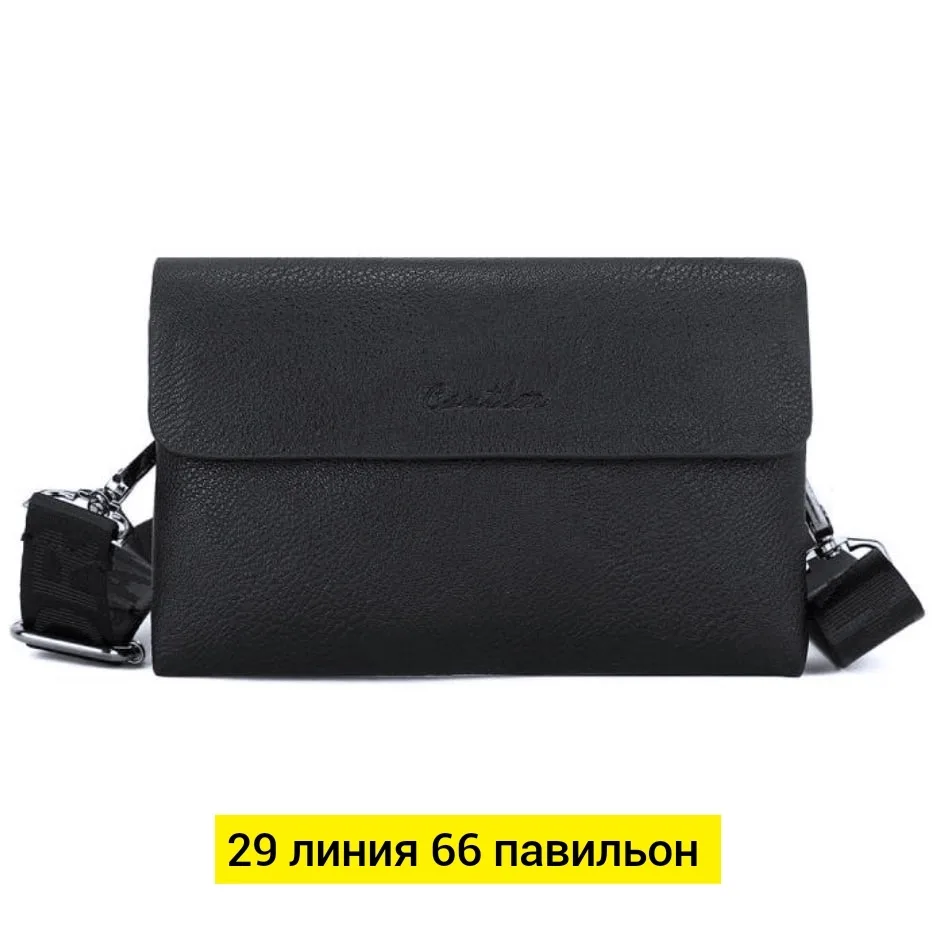 Мужская сумка на пояс из эко-кожи — фото 2