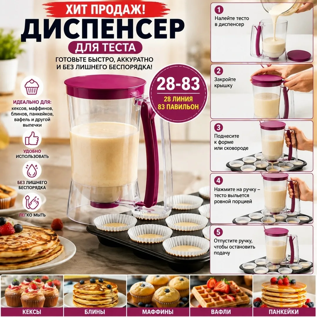 Удобная ручка с нажимным механизмом