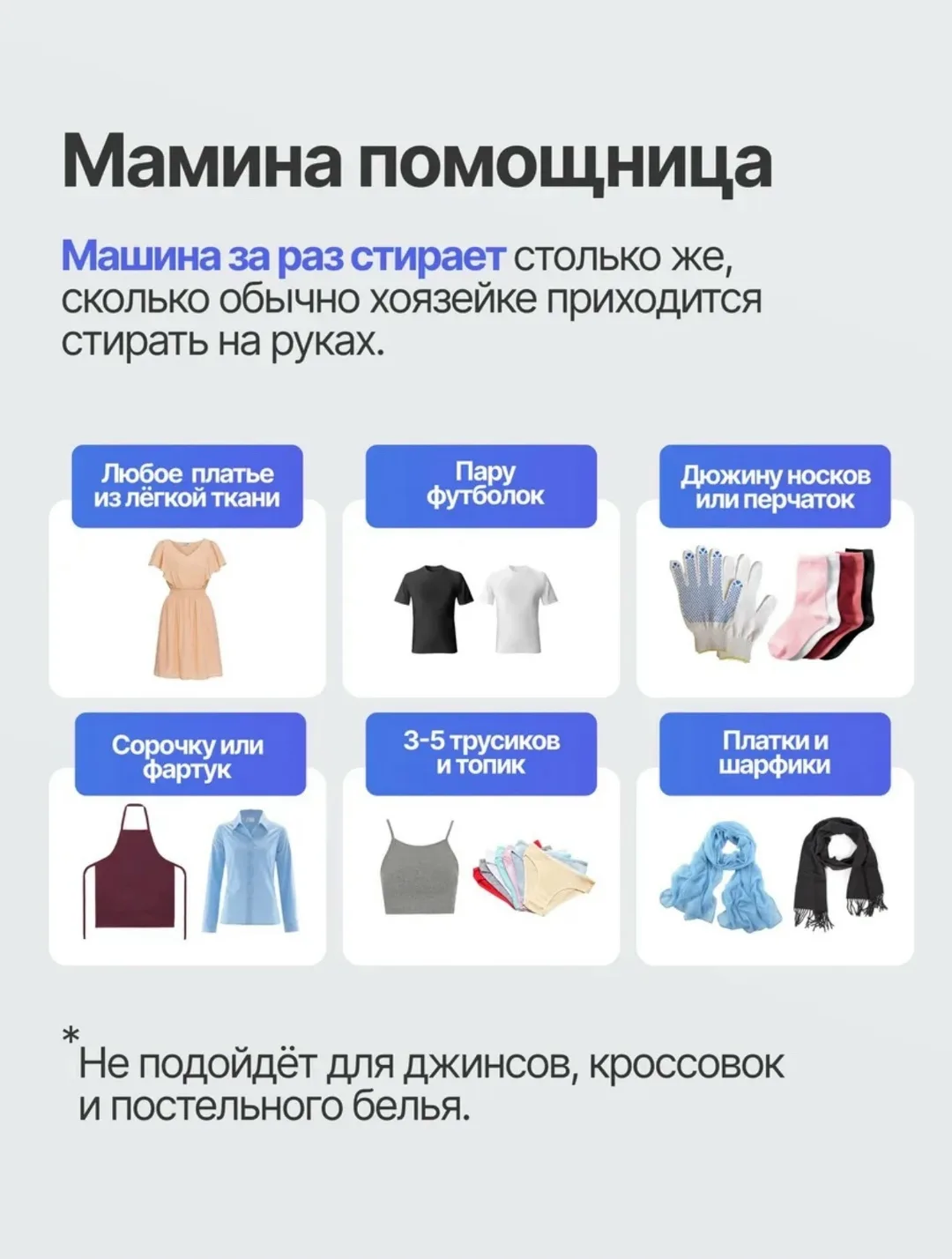 Компактная стиральная машина объемом 12 литров с тремя режимами стирки — фото 4