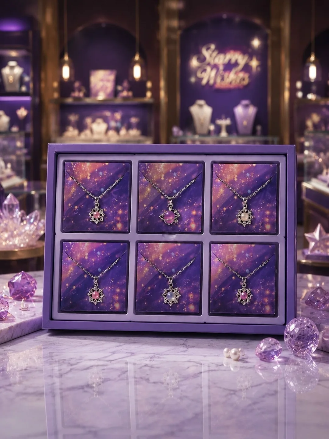 Цепочка с подвеской в коробочке — фото 4