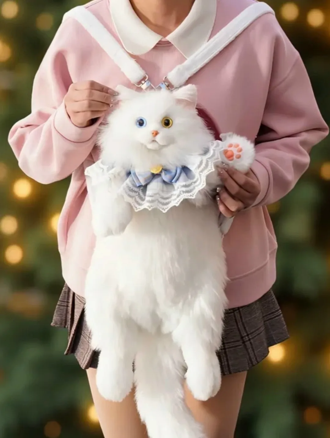 Мягкая игрушка в виде кошки с функцией звука — фото 3