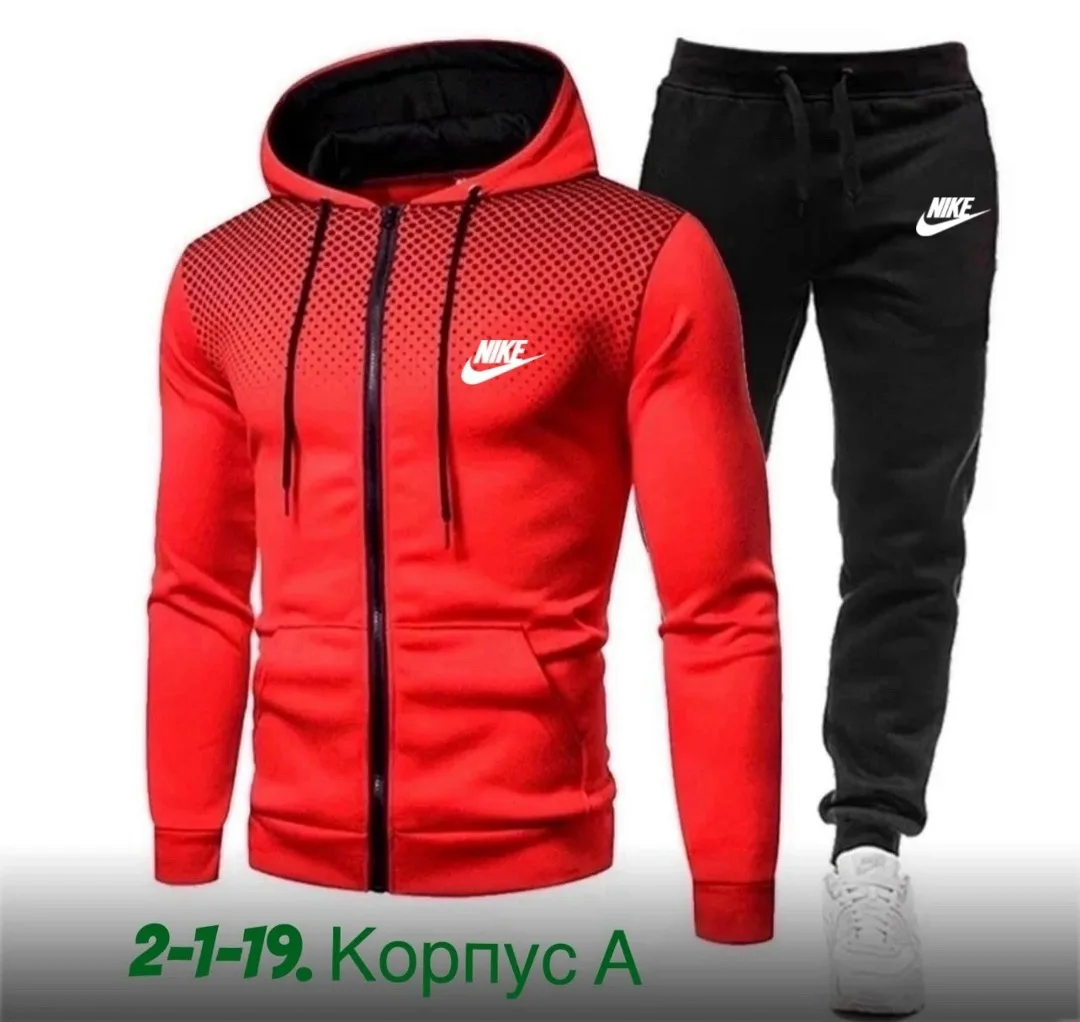 Спортивный костюм из хлопка двух нитка — фото 6