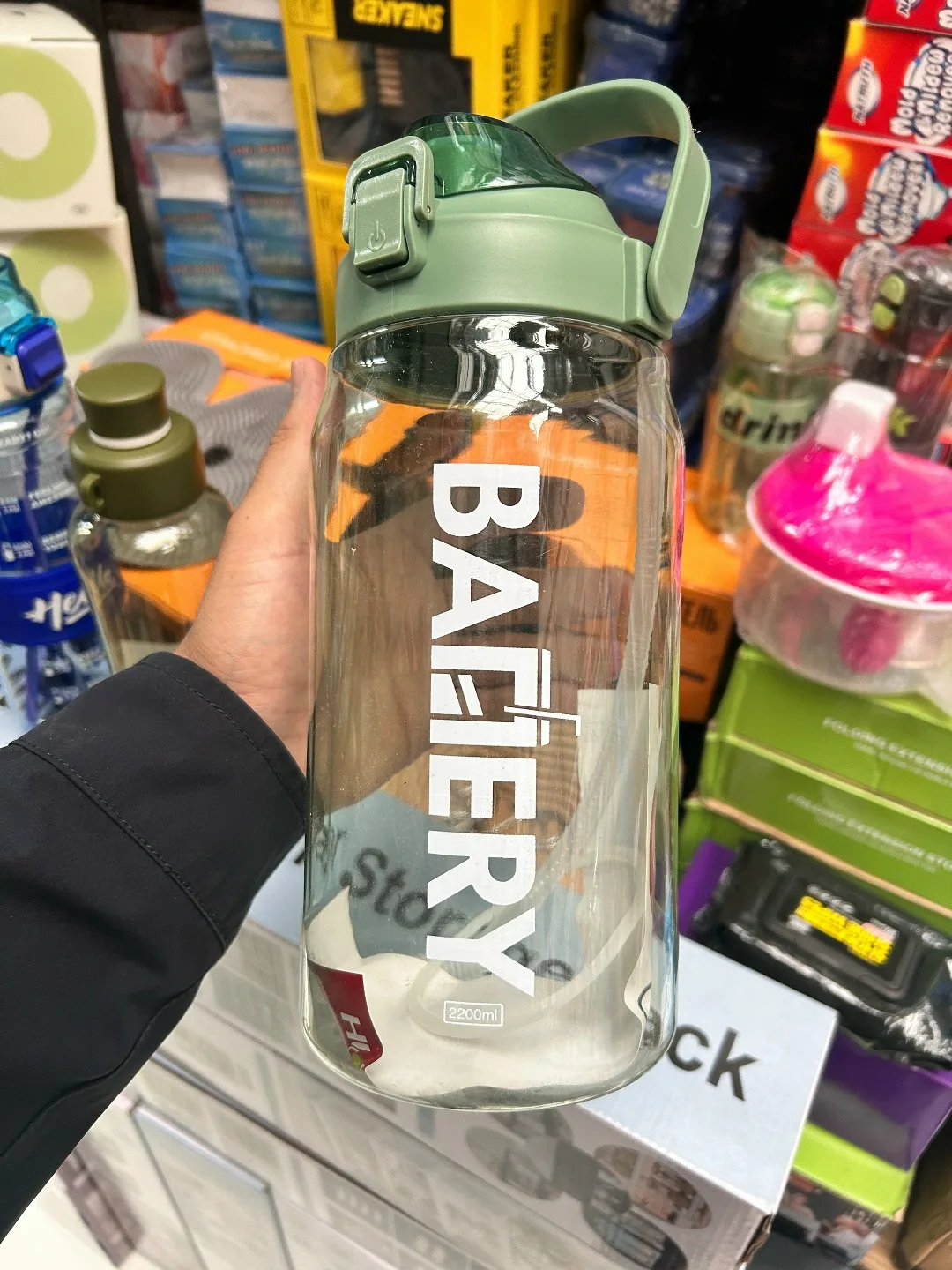 Спортивная бутылка для воды с трубочкой отличный выбор для школы, спорта и прогулок — фото 16