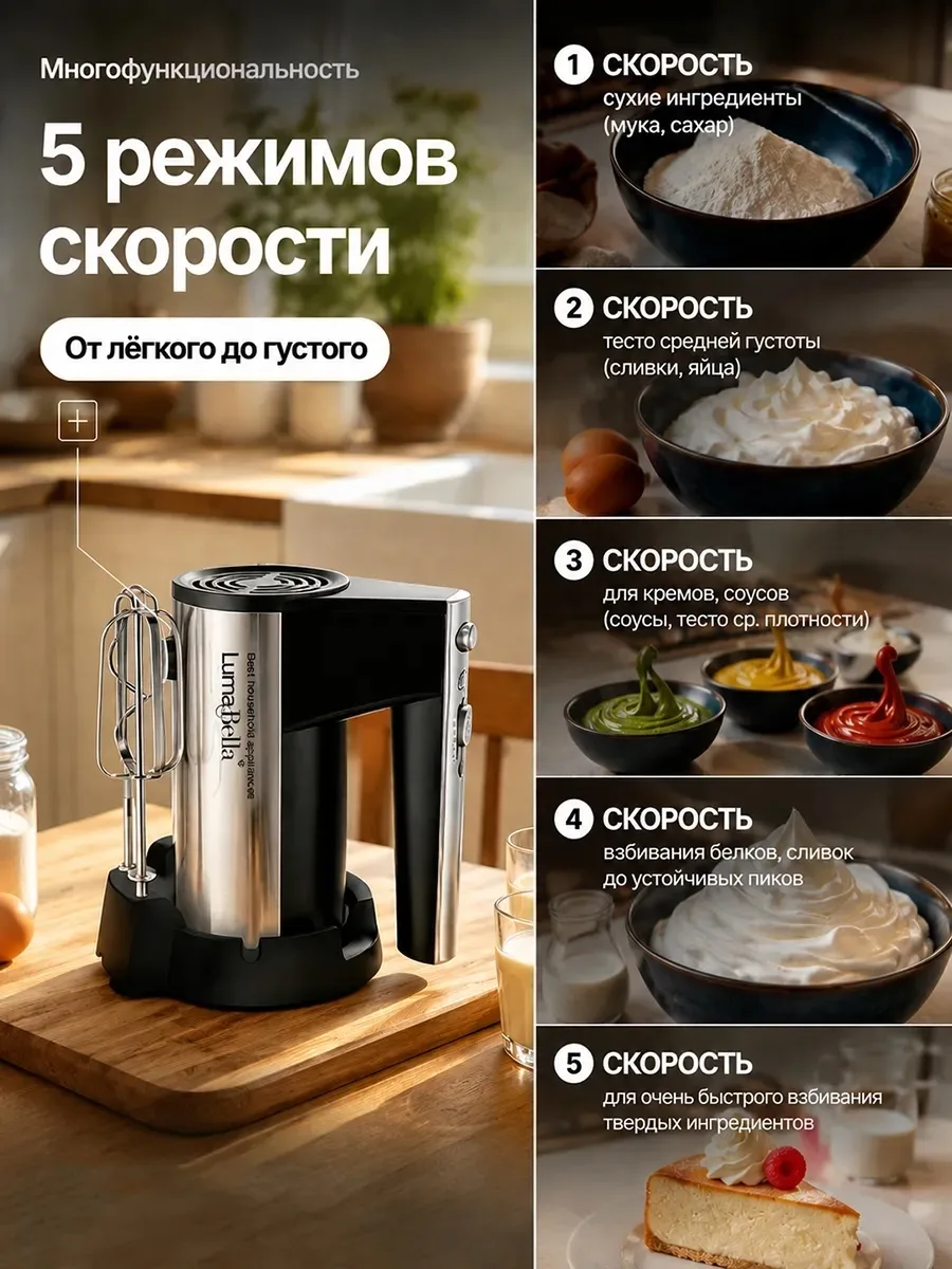 Посуда Миксер электрический — фото 3