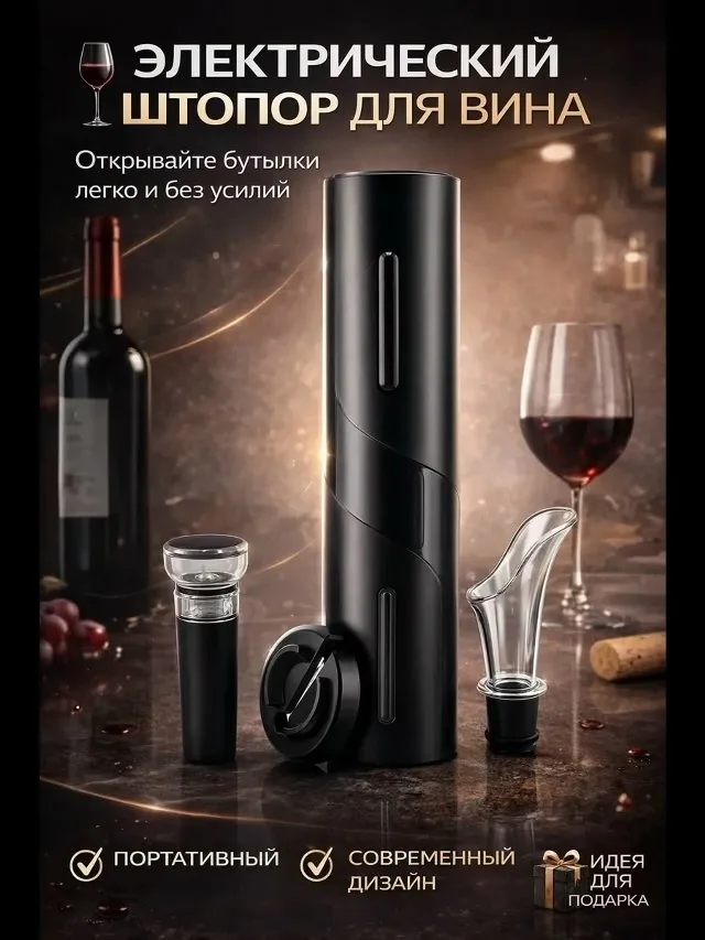 Electric Wine Электрический штопор — фото 4