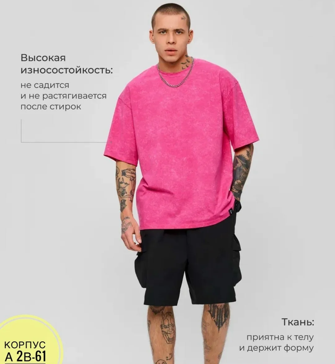 Футболка унисекс из натурального хлопка 100 — мягкая — фото 3