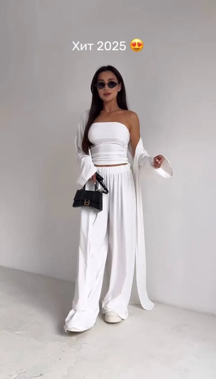 Тройка с бандо - Summer Trend Синий — фото 8