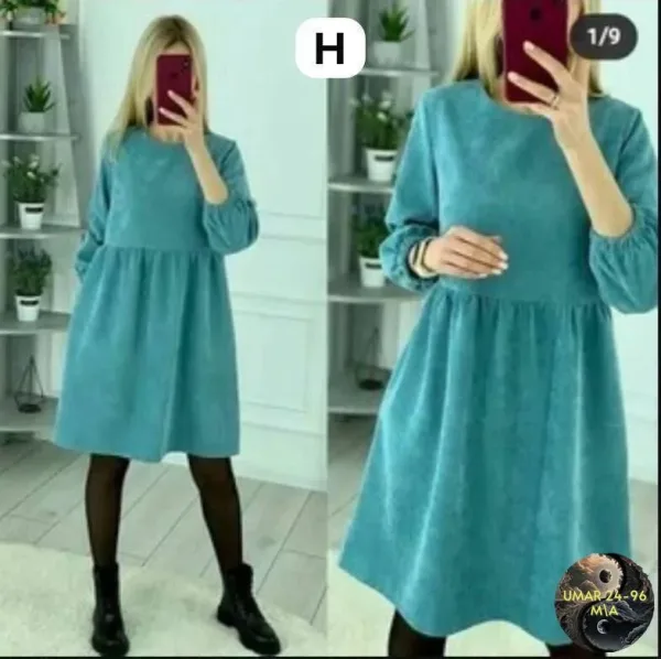 Платье вельветовое — фото 3