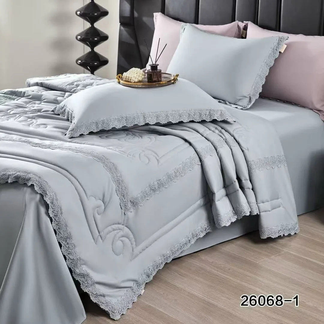 Комплект постельного белья, хлопок Белый — фото 20