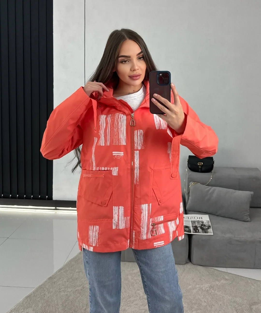 Куртка Подкладка с подкладкой, полиэстер — фото 7