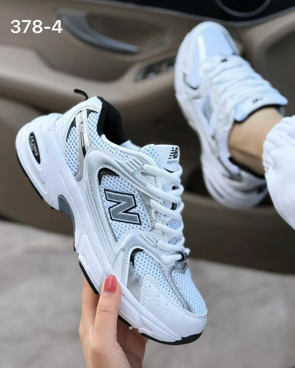 Кроссовки женские New Balance Кроссы, сетка — фото 5