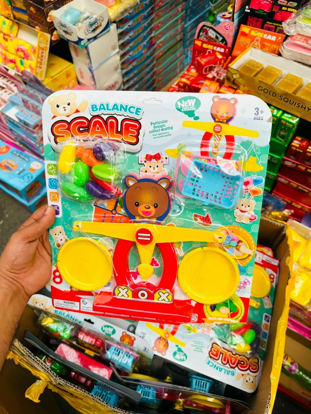 Игрушка Игровой развивающий набор весы с овощами — фото 2